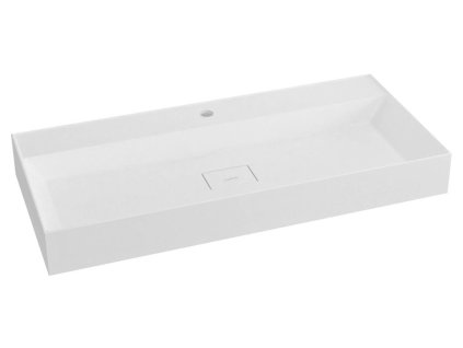 Sapho GODIVA umývadlo, liatý mramor, 96x44cm, biela GU096