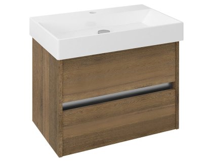 Sapho NIRONA umývadlová skrinka 67x51,5x43cm, dub Sherwood NR070-1515