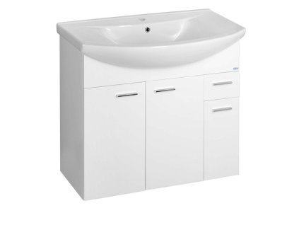 Aqualine ZOJA umývadlová skrinka 82,8x74x34,3cm, biela 51083A