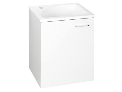 Aqualine ZOJA umývadlová skrinka 40x50x32cm, 1xdvierka , biela 51048A