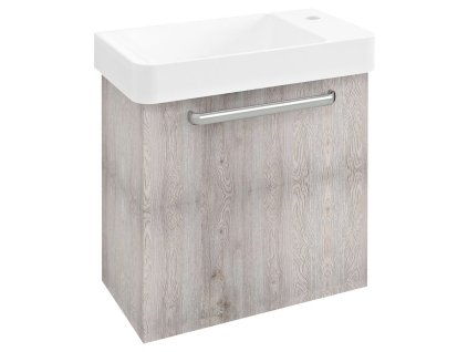 Sapho LATUS VIII umývadlová skrinka 51x50x28cm, dub Mocca LT080-1212