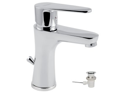 Novaservis Umývadlová batéria s výpusťou Titania Fresh chróm 96001,0