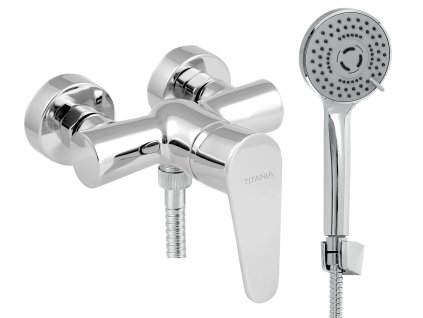 Novaservis Sprchová nástenná batéria Titania Fresh ECO, 100 mm, chróm 96065,0E
