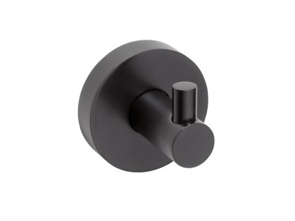 Sapho X-ROUND BLACK háčik, čierna mat XR205B