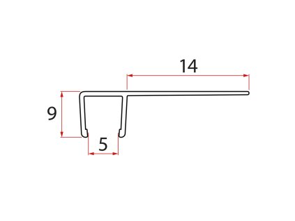 Aqualine Sada zvislých tesnení pre YB93 NDYB93-C0304