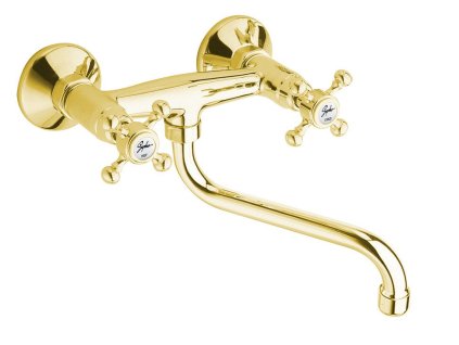 Sapho ANTEA nástenná batéria, zlato 3065Z