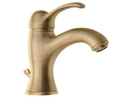 Sapho KIRKÉ stojánkova umývadlová batéria s výpusťou, bronz KI02B