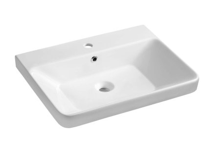 Sapho THALIE 60 keramické umývadlo nábytkové 60x46cm, biela TH11060