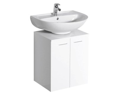 Aqualine DINO skrinka pod umývadlo 50x30x50cm, biela 57030