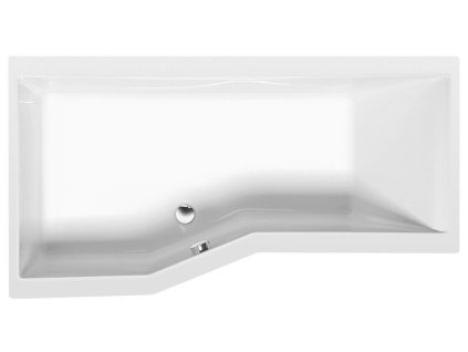 Polysan VERSYS L asymetrická vaňa 170x84x70x47cm, biela 70111
