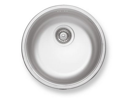 Novaservis Drez guľatý pr.43 s prepadom nerez DR43