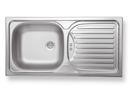 Novaservis Drez 43,5x86 s odkvapom a prepadom nerez DR43/86