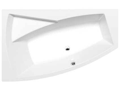 Polysan EVIA L asymetrická vaňa 170x100x47cm, biela 21611