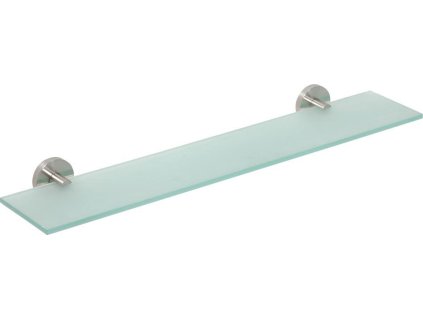 Sapho X-STEEL sklenená polička 600mm, nerez mat XS601