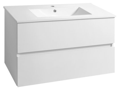 Aqualine PANEDA umývadlová skrinka 89,5x55x45,2cm, biela PN290