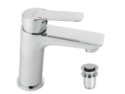 Novaservis Umývadlová batéria s výpusťou Metalia 54, chróm 54002,0