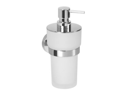 Sapho LARISSA mydlenička 250ml, mliečné sklo, chróm WS019