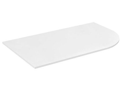 Sapho PULSE Rockstone doska 757x12x462mm, ľavá, biela mat BM750-0101