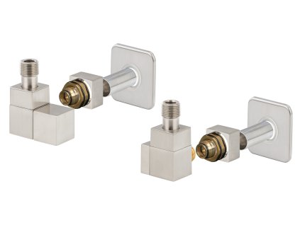 HOPA EDGE-SET, rohový hranatý ventil (Z2) Farba - Nerez, Variant - Ľavá RDEDGESETLSS