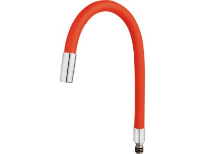 Novaservis Elastické rameno k batérii 70710, červená-chróm RAM70710,0CV