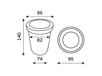 Nimco Náhradná záchodová misa 1094KU