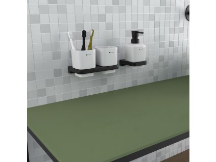 Nimco Držiak na zubné kefky s pohárikmi MAC 29058DK-90