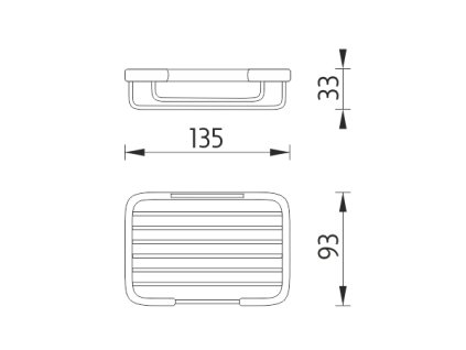 Nimco Drôtená mydlovnička OP 111N-26