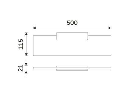 Nimco Regál IXI, 50 cm MAC X350-C-90