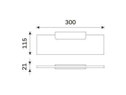 Nimco Regál IXI, 30 cm MAC X330-C-90