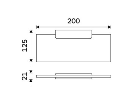 Nimco Regál IXI, 20 cm MAC X320-C-90