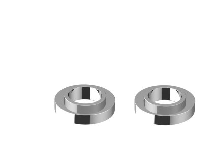 Sapho ULTRAMIX podložka pod batériu, pár, chróm UT017-3