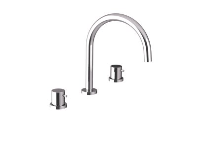 Sapho ULTRAMIX  trojprvková umývadlová batéria, chróm UT017