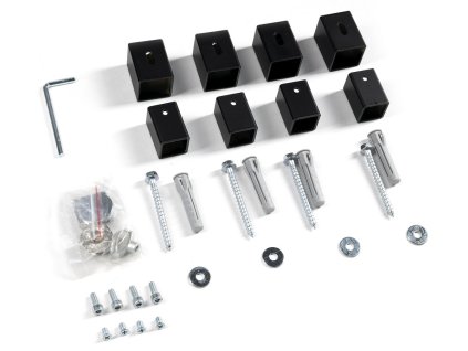 Sapho ZIG montážna sada, čierna mat NDZIGC