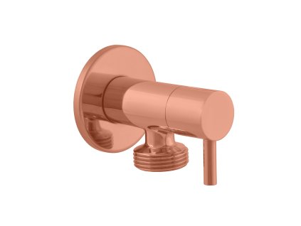 Rohový ventil práčky 1/2 "x 3/8", zlatoružový - kartáčovaný RV0234ZRK, RAV Slezák RV0234ZRK