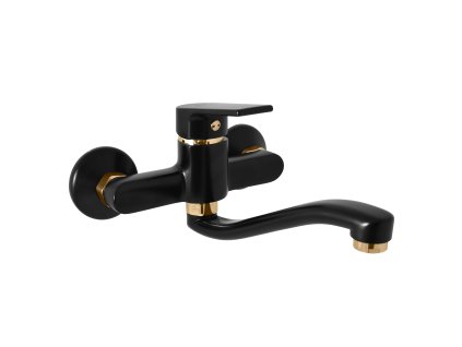 COLORADO - Umývadlová batéria, čierna matná/zlatá CO101.5/26CMATZ, RAV Slezák CO101.0/26CMATZ