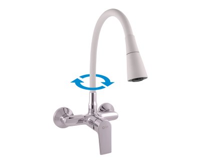 COLORADO - Umývadlová batéria s ohybným ramenom, chróm CO102.5/13S, RAV Slezák CO102.0/13S