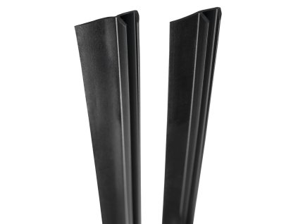 Polysan Set zvislých tesnení pre 5/5mm sklo, 2000mm, čierna SPBL01