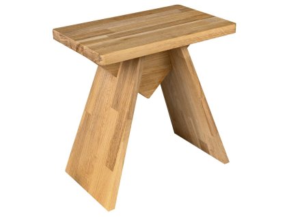 Sapho ASTYLE Stolička 40x41x25cm, masív prírodný dub AS410