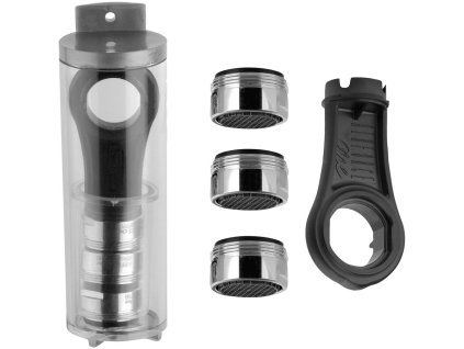 Sapho SET 3x perlátor ANTICALC, vonkajší závit M24x1 a kľúč, chróm SETP3