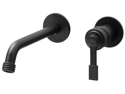 Sapho VERSI podomietková umývadlová batéria, čierna mat RV018/15