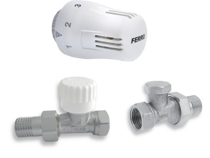 Novaservis Sada na radiátory s termostatom priama 1/2" ZTM01