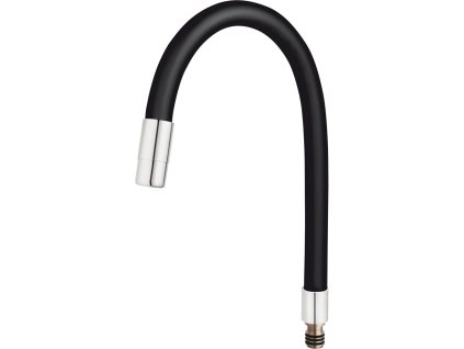 Novaservis Elastické rameno k batérii 70710, čierna-chróm W100B