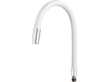 Novaservis Elastické rameno k batérii 70710, biela-chróm W100W-B