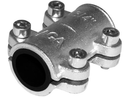 AGAFLEX OBA objímka 4", 113,1-115,0 mm, opravná, pre oceľové rúry, vodovodné, liatinové/zinkové, 11010009