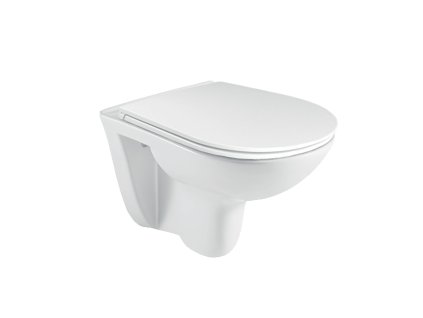 Mereo WC závesné, RIMLESS, 530x355x360, keramické, vr. sedátka CSS124 VSD81S2