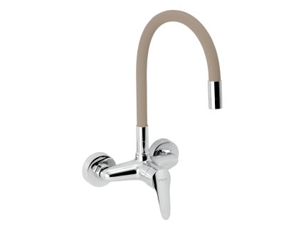 Novaservis Drezová batéria s elastickým ramenom 150mm, béžová-chróm 94480,0BE