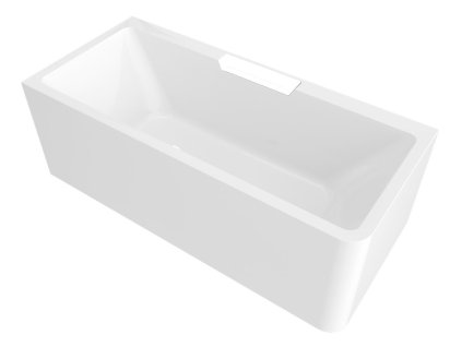 Polysan CASCATA L MONOLITH obdĺžniková vaňa 180x80x60cm, kaskáda biela 73836ML.101