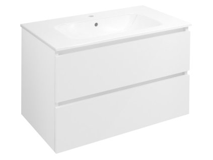 Sapho EZARA umývadlová skrinka 79,8x52x46cm, biela lesk EZ801-3030