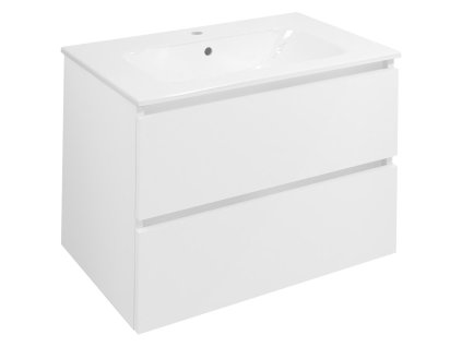 Sapho EZARA umývadlová skrinka 69,8x52x46cm, biela lesk EZ701-3030