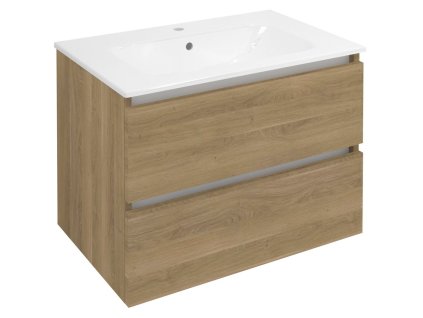 Sapho EZARA umývadlová skrinka 69,8x52x46cm, dub cuneo EZ701-2525